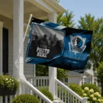 Dallas Mavericks House Flag Custom Framed Photo Blue Black Best Selling