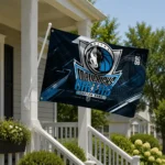 Dallas Mavericks House Flag Custom Speed Slashes Blue Best Selling