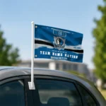 Dallas Mavericks House Flag Customized Brushed Streaks Blue Best Selling