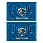 Dallas Mavericks House Flag Customized Ornate Border Blue Best Selling
