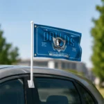 Dallas Mavericks House Flag Customized Ornate Border Blue Best Selling