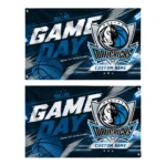 Dallas Mavericks House Flag Personalized Energy Brushstrokes Blue Best Selling