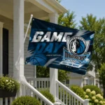 Dallas Mavericks House Flag Personalized Energy Brushstrokes Blue Best Selling