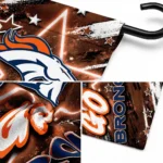 Denver Broncos Garden Flag Custom Glowing Star Orange Best Selling