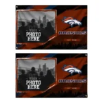 Denver Broncos House Flag Customized Framed Photo Orange Black Best Selling