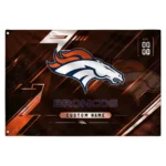 Denver Broncos House Flag Customized Speed Slashes Orange Best Selling