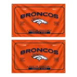 Denver Broncos House Flag Personalized Ornate Border Orange Best Selling