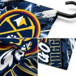 Denver Nuggets Garden Flag Custom Glowing Star Blue Best Selling