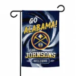 Denver Nuggets Garden Flag Custom Swirl Vortex Blue Best Selling