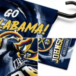Denver Nuggets Garden Flag Custom Swirl Vortex Blue Best Selling