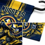 Denver Nuggets Garden Flag Customized Laurel Wreath Blue Best Selling