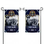 Denver Nuggets Garden Flag Customized Photo Frame Blue Best Selling