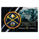 Denver Nuggets House Flag Custom Diagonal Stripes Blue Best Selling