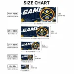 Denver Nuggets House Flag Custom Energy Brushstrokes Blue Best Selling