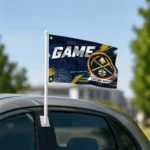 Denver Nuggets House Flag Custom Energy Brushstrokes Blue Best Selling