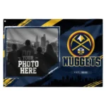 Denver Nuggets House Flag Customized Framed Photo Blue Black Best Selling