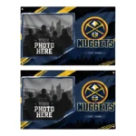Denver Nuggets House Flag Customized Framed Photo Blue Black Best Selling