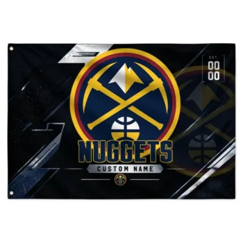 Denver Nuggets House Flag Customized Speed Slashes Blue Best Selling