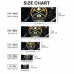 Denver Nuggets House Flag Customized Speed Slashes Blue Best Selling