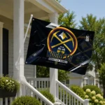 Denver Nuggets House Flag Customized Speed Slashes Blue Best Selling