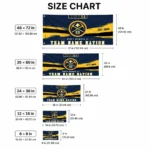 Denver Nuggets House Flag Personalized Brushed Streaks Blue Best Selling