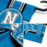 Detroit Lions Garden Flag Custom Circle Medallion Blue Best Selling
