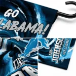 Detroit Lions Garden Flag Customized Swirl Vortex Blue Best Selling