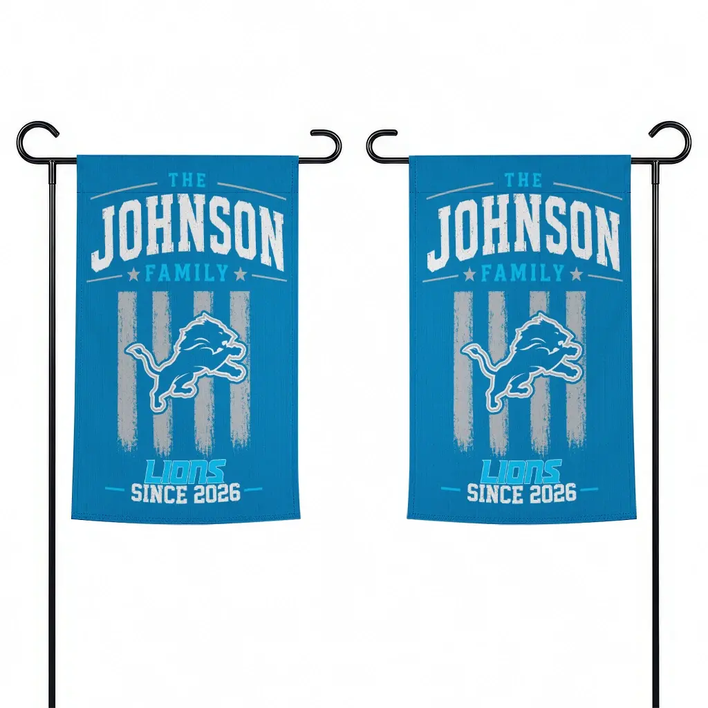Detroit Lions Garden Flag Personalized Distressed Stripes Blue Fashion Forward Detroit Lions Garden Flag Personalized Distressed Stripes Blue Fashion Forward