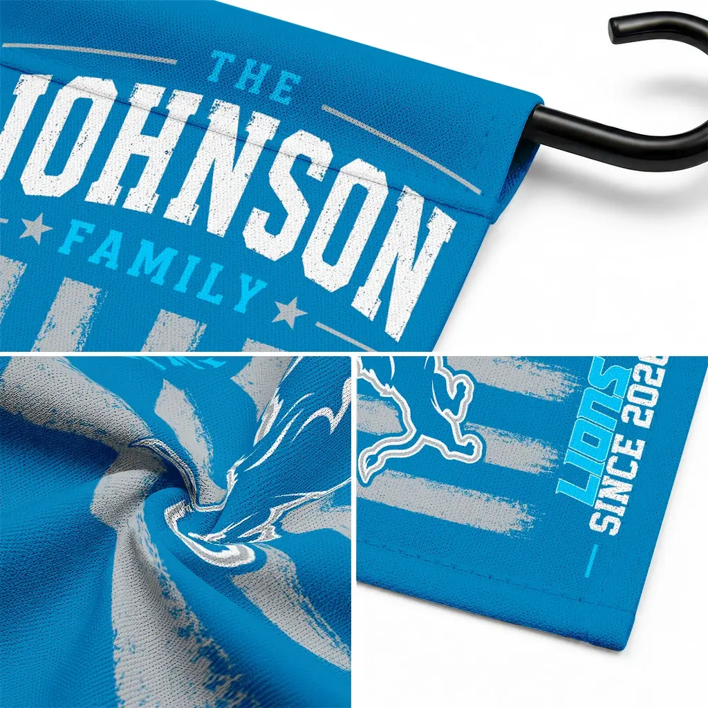 Detroit Lions Garden Flag Personalized Distressed Stripes Blue Latest Model Detroit Lions Garden Flag Personalized Distressed Stripes Blue Latest Model