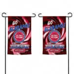 Detroit Pistons Garden Flag Customized Swirl Vortex Red Best Selling