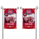 Detroit Pistons Garden Flag Personalized Photo Frame Red Best Selling