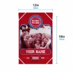 Detroit Pistons Garden Flag Personalized Photo Frame Red Best Selling