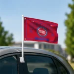 Detroit Pistons House Flag Custom Ornate Border Red Best Selling