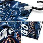 Detroit Tigers Garden Flag Custom Glowing Star Navy Best Selling