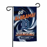 Detroit Tigers Garden Flag Custom Swirl Vortex Navy Best Selling