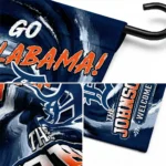 Detroit Tigers Garden Flag Custom Swirl Vortex Navy Best Selling