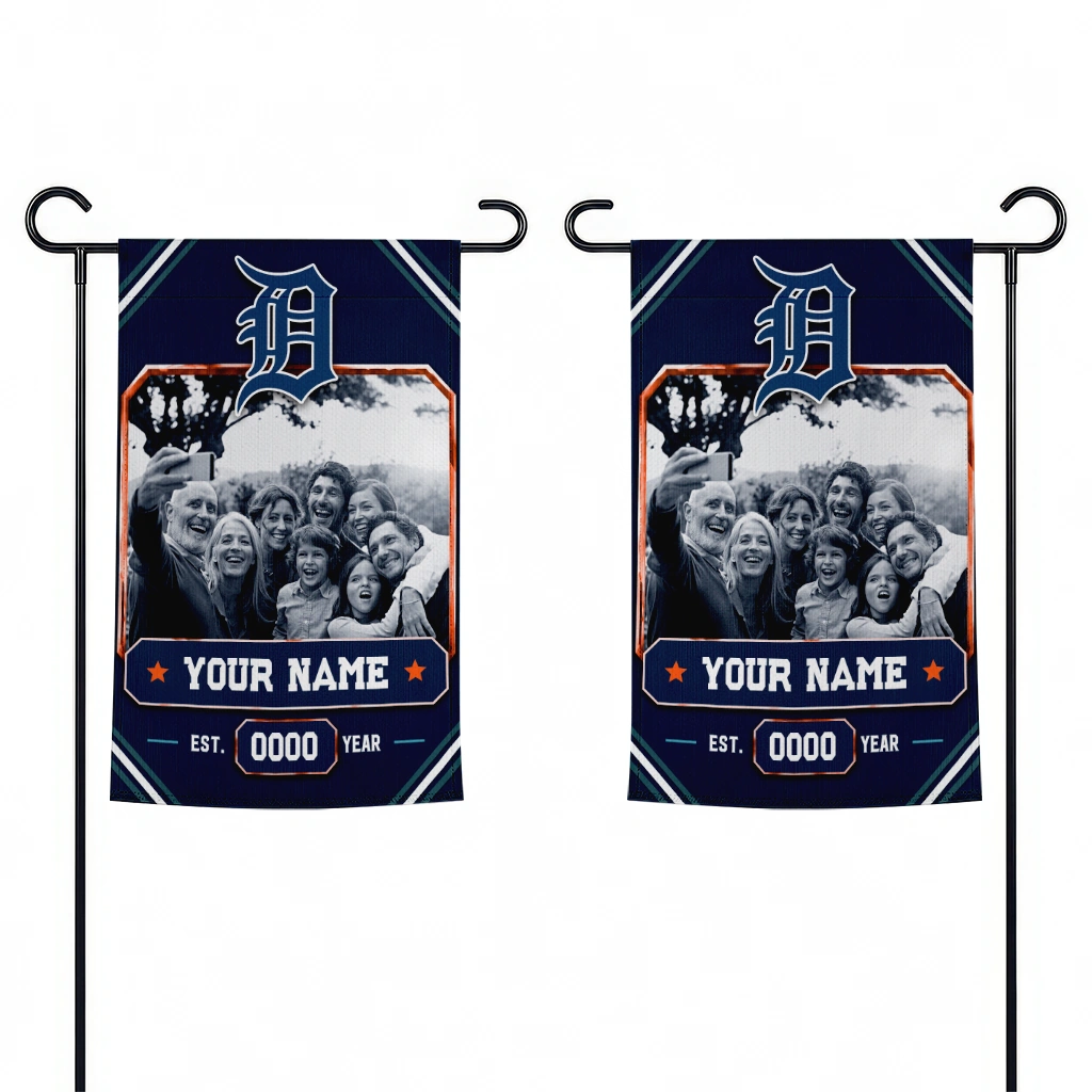 detroit-tigers-garden-flag-customized-photo-frame-navy-fashion-forward.webp