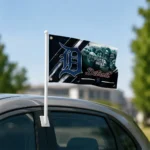 Detroit Tigers House Flag Custom Diagonal Stripes Navy Best Selling
