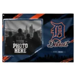 Detroit Tigers House Flag Customized Framed Photo Navy Black Best Selling