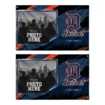 Detroit Tigers House Flag Customized Framed Photo Navy Black Best Selling