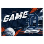 Detroit Tigers House Flag Personalized Tech Panels Navy Best Selling