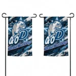 Drake Bulldogs Garden Flag Custom Glowing Star Blue Best Selling