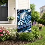 Drake Bulldogs Garden Flag Custom Glowing Star Blue Best Selling