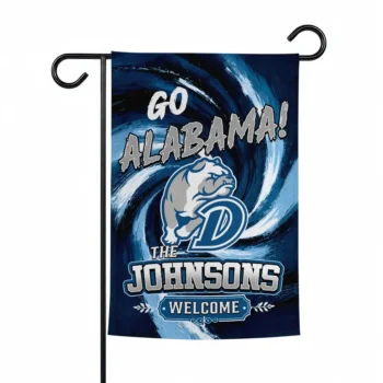 Drake Bulldogs Garden Flag Custom Swirl Vortex Blue Best Selling