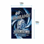 Drake Bulldogs Garden Flag Custom Swirl Vortex Blue Best Selling