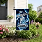 Drake Bulldogs Garden Flag Custom Swirl Vortex Blue Best Selling