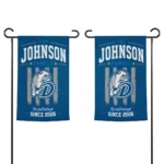 Drake Bulldogs Garden Flag Customized Distressed Stripes Blue Best Selling