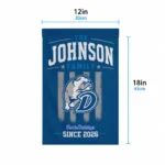 Drake Bulldogs Garden Flag Customized Distressed Stripes Blue Best Selling