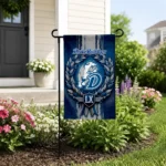 Drake Bulldogs Garden Flag Customized Laurel Wreath Blue Best Selling