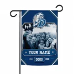 Drake Bulldogs Garden Flag - Customized Photo Frame Blue